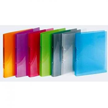 Veloflex PROPYGLASS blau, grün, grau, orange, rot, transparent Ring Binder – Ringbücher