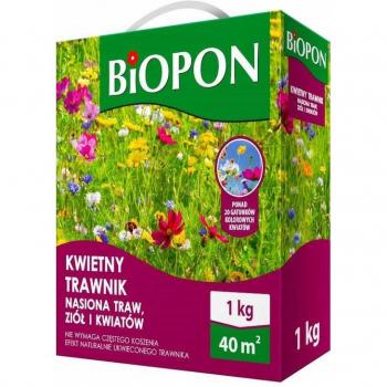Mélange de Semences de Gazon Fleuri Bio 1kg