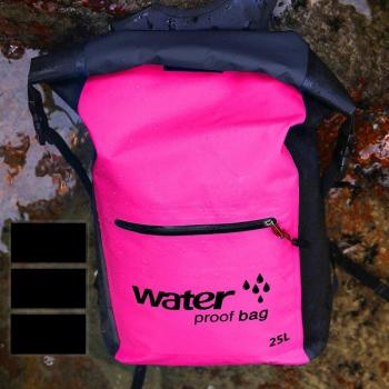 25L Waterproof Dry Bag Backpack with Adjustable Shoulder Strap for Swimming, Sailing, Boating, and Rafting