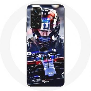 Funda para Xiaomi Redmi Note 11S Fórmula 1 Pierre Gasly Piloto Francés de F1