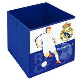Cubo Plegable Organizador Textil Real Madrid CF 31x31x31 cm