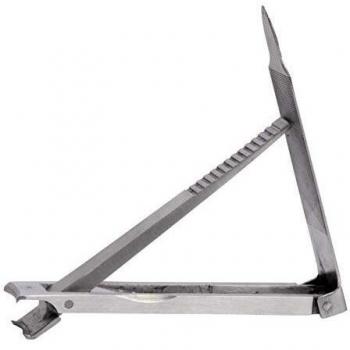 Corta-unhas de Pedicura Extra Plano em Aço Inoxidável Vitry 1056S