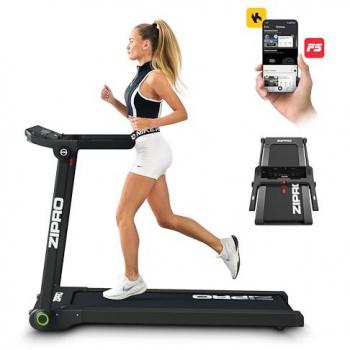 Tapis de Course Électrique Pliable ZIPRO Pacto iConsole+ avec Vitesse 1-16 km/h, Écran LED et Bluetooth