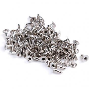 DIY Pearl Cap Rivets for Clothing Accessories - 30-100pcs, Craft Repair and Decoration, Sizes 6/8/10/12/14mm