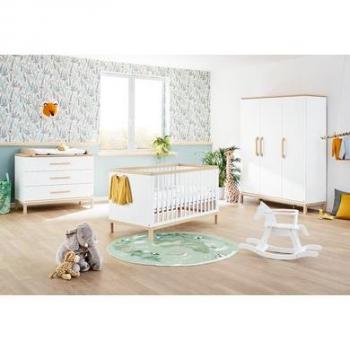 Ensemble Chambre d'enfant Light 3 pièces avec lit, armoire et commode large