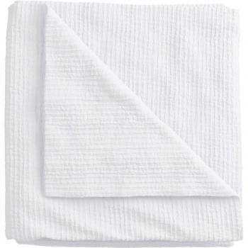 Helena Springfield Pure Matelasse Throw, White - Cotton throw, matelassé texture, soft and lightweight, machine washable, decorative for beds or sofas