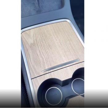 Tesla Model 3 & Y ABS Carbon Fiber Center Console Protective Patch