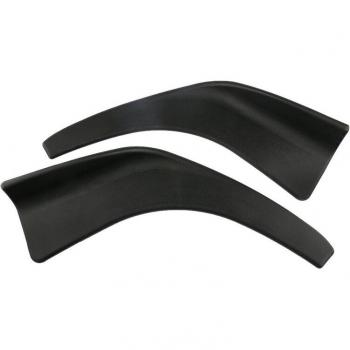 2PCS Universal Car Front Bumper Lip Splitter Diffuser Chin Spoiler Canard Deflector Kit