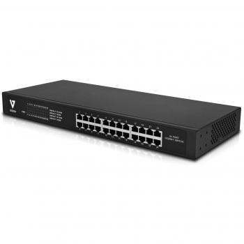 V7 EGS24-1E Switch de red con 24 Puertos Gigabit Ethernet sin configuración