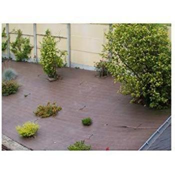 Vilmorin VB01014 Toile de Paillage Tissée Polypropylène Marron 1,05 x 20 m Qualité Standard