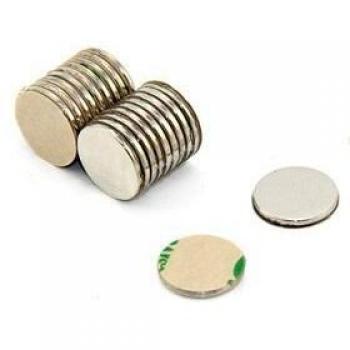 Magnet Expert Adhésif Ø 10 mm x 1 mm N42 Aimant Néodyme - 0.58 kg Pull