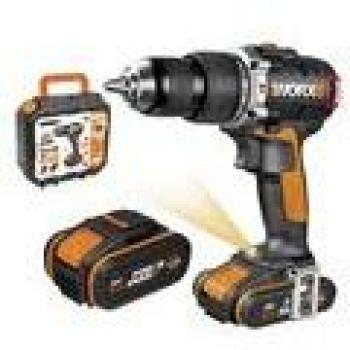 TALADRO PERCUTOR 20V WX373.5 2 BAT 2A 6A
