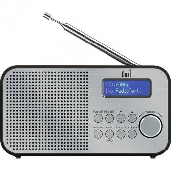 Radio Portable Réveil DAB+ / FM Dual DL-DAB202-001 Noir