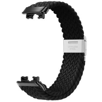 Gewebtes Uhrenarmband für Huawei Band 8/9 - Schwarz - Nylon - Chic - Unisex
