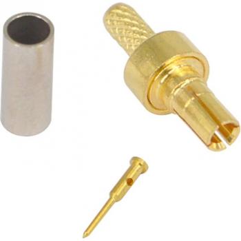 4-delige CRC9 Mannelijke Connector Recht voor RG316 RG174 RG178 Coax Kabel