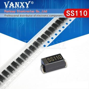 100PCS SS110 SR1100 SMD Schottky Barrier Rectifier SMA Diode 1A 100V