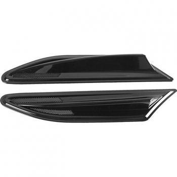 2 PCS Vehicle Side Fender Wing Fin Trim Spoiler Decorative Board