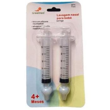 Kit de Lavagem Nasal com Seringa e Adaptador (2 Unidades)