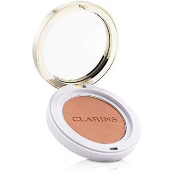 Clarins Joli Blush 06 Cheeky Coral 5g - Blush em pó, tom coral, textura suave e aveludada, acabamento natural, fórmula enriquecida com ingredientes hidratantes, embalagem compacta e elegante