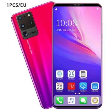 S20 Pro Black 5.8-Inch Android Smartphone with 512M+4G and 3D Glass Back Cover