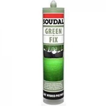 Soudal - Mastic colle spécial Gazon synthetique 290 ML Green fix - Mastic colle polymère hybride