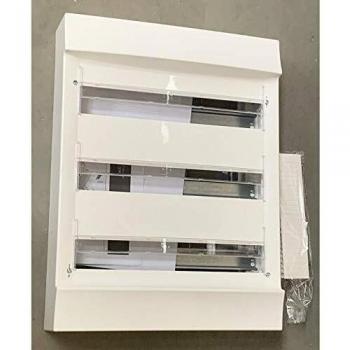 Coffret saillie blanc 3X18 modules plastique blanc 387X512X118mm 960° sans porte entraxe 125mm IP20 MISTRAL 30W ABB L619645