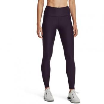 Under Armour Women's Heatgear Branded Leggings - Purple/Pink Shock, XL