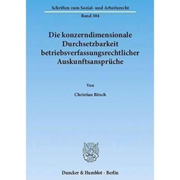 Die konzerndimensionale Durchsetzbarkeit betriebsverfassungsrechtlicher Auskunftsansprüche.