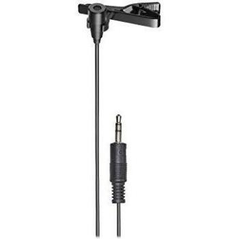 Microfon Lavalier Audio-Technica ATR3350xIS, Condensator Omnidirecțional, Negru