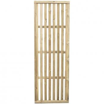 Forest Garden Pressure Treated Vertical Slatted Screen - 1800 x 600mm - 6 x 2ft - Pack of 3