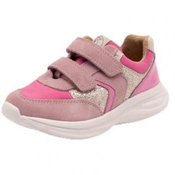 Scarpe Bambini Bisgaard Yuki Glitter Sneaker con Velcro e Misura Normale