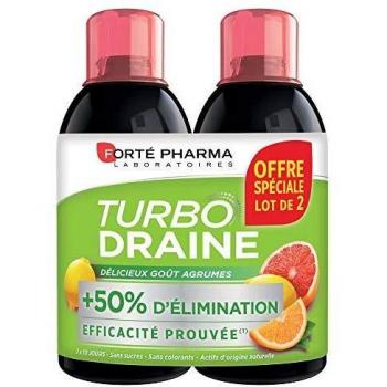 Solução Drenante TurboDraine de Frutas Cítricas 2x500ml - Forté Pharma