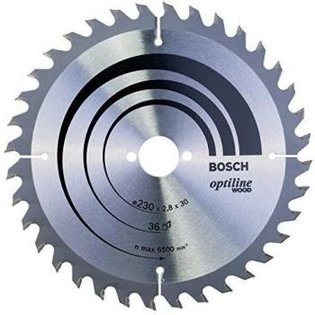 Bosch Lame de scie circulaire Optiline Wood 230 x 30 x 28 mm 36 dents 2608640628
