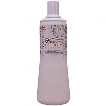Wella Blondor Freelights Revelador 6% 1000ml - Oxidante para cabelos 20 Vol