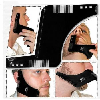 Beard and Mustache Shaving Apron Cape Bib with Suction Cups for Easy Hair Removal - 120*78 CM