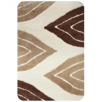 Dutch House Badmat Paris 60×90 cm Bruin - Badmat, met een afmeting van 60x90 cm, kleur bruin, gemaakt van hoogwaardig materiaal voor optimale absorptie en comfort, antislip onderzijde