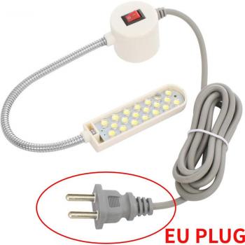 Lampe d'éclairage LED flexible à col de cygne pour machine à coudre industrielle, 10/360 LED, accessoires de couture
