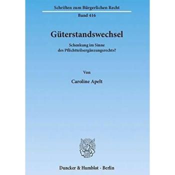 Gterstandswechsel.: Schenkung im Sinne des Pflichtteilsergnzungsrechts?