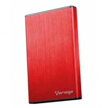 Gabinete Enclosure Vorago HDD-201, 2.5 pulgadas, USB 3.0, Rojo