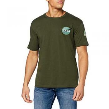 Alpha Industries Space Shuttle T-Shirt - Dunkelgrün