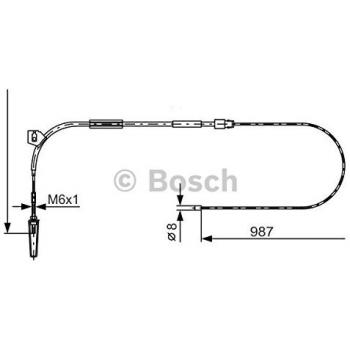 Bosch 1987477962 Bremsseil