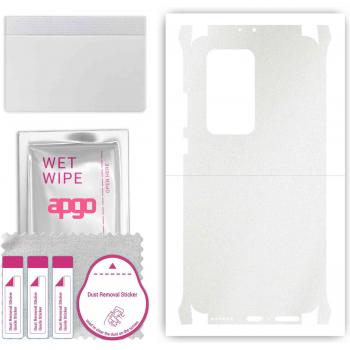 apgo Schutzfolie für Huawei P40 Pro Plus - Mat transparent, Full Wrap Vinyl Aufkleber für Rückseite und Seiten