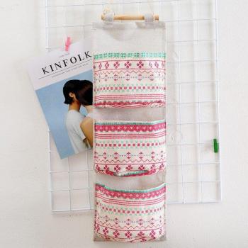 3-Pocket Wall Door Hanging Organizer for Small Items - Home Storage Solution