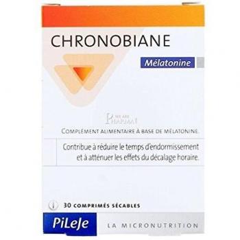 Chronobiane Melatonina 1mg - 30 Comprimidos Reguladores do Sono