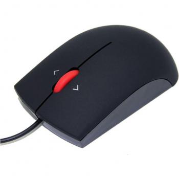 Lenovo ThinkPad OB47153 Wired Black Mouse 1000 DPI USB for Laptops and Desktops