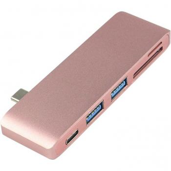 Hub USB C avec lecteur SD TF 3.0 PD Thunderbolt 3 pour MacBook Pro Air 12 13 15 16 A2141