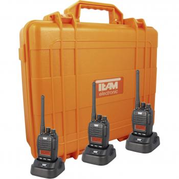 Team Electronic TeCom IPZ5 PE8618 PMR-Handfunkgerät 3er Set
