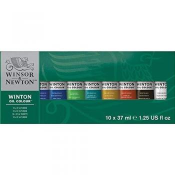 Winsor & Newton Winton Oil Colour Paint Starter Set 10 x 37ml