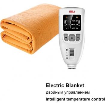220V Elektrische Wärmedecke mit Thermostat, Doppelbett, weicher Flanell, warme Heizdecke für Schlafzimmer