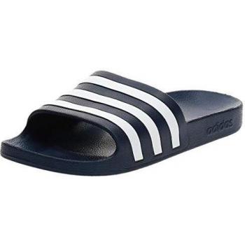 Adidas Adilette Aqua Slides, Dark Blue/Ftwr White, Size UK 10